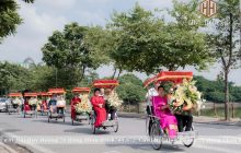 Thuê xích lô ăn hỏi Hà Nội I Cưới Hỏi Huy Hoàng